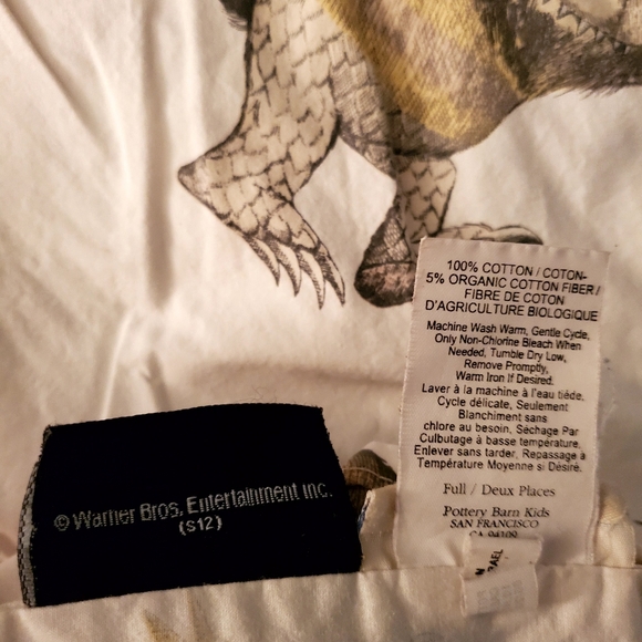 Where The Wild Things Are Organic Full Size Sheet Set & Pillowcase Pottety Barn - Picture 5 of 11